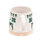 Green Reindeer Tapered Stoneware Mug