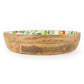 Handcrafted Tomato Rounded  Mango Wood Bowl