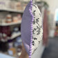 Lilac Leather Happy Cushion.