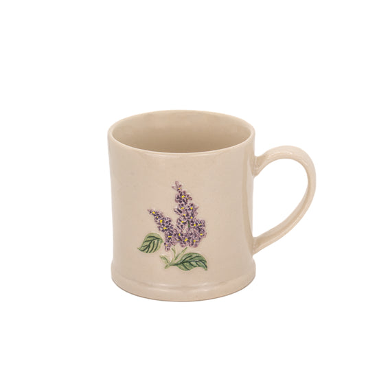 Lilac Flower Stoneware Mug