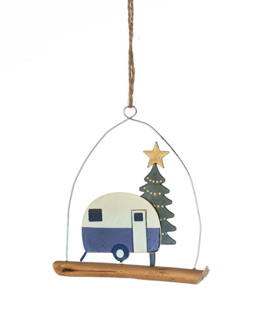 Hanging Single Blue Caravan