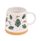 Pine Sprigs & Berries Tapered Stoneware Mug