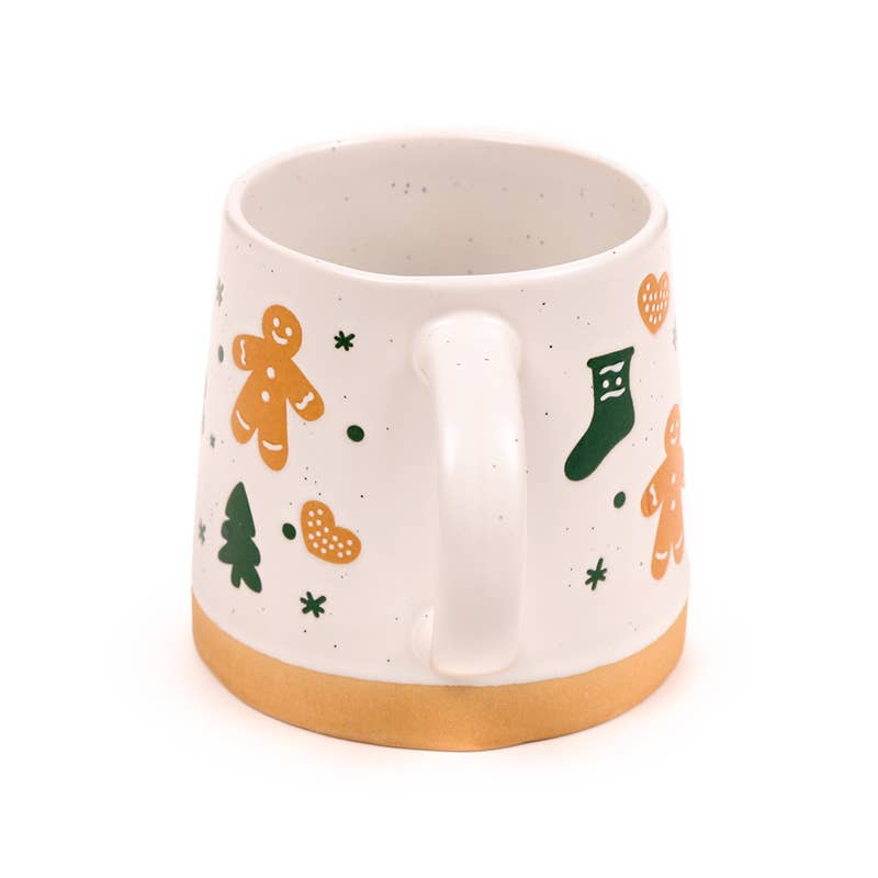Gingerbread Man Tapered Stoneware Mug