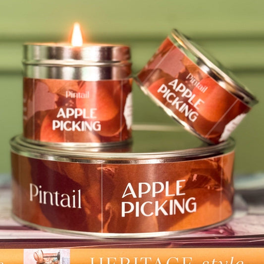 Apple Picking Pintail Paint Pot Candle
