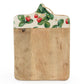 Handcrafted Strawberry Patterned Mango Wood Chopping Board