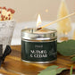 Nutmeg & Cedar Medium Tin Candle