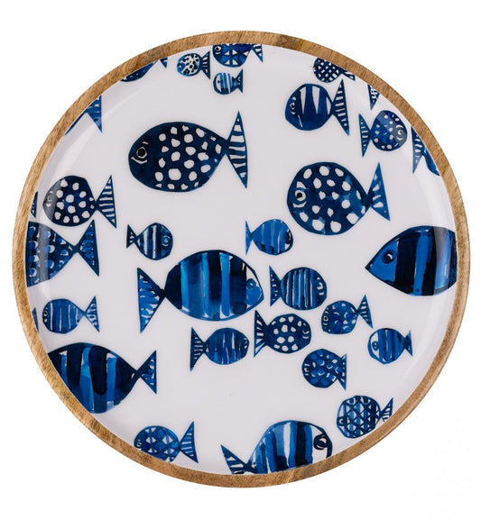 Barrier Reef Mango Wood Platter