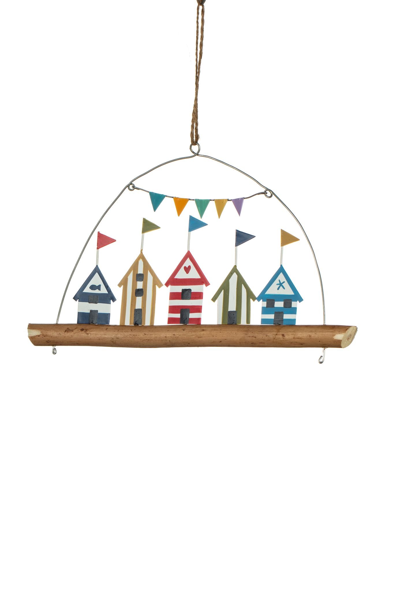 Hanging Beach Huts On A Stick