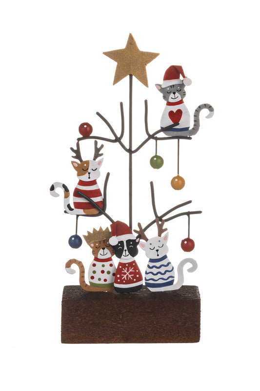 Cats In Star Tree Block