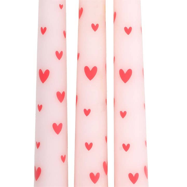 Heart Valentine's Day Taper Candle