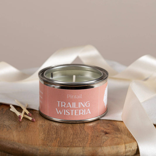 Trailing Wisteria Pintail Paint Pot Candle