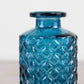 Blue Tall Geometric Vase