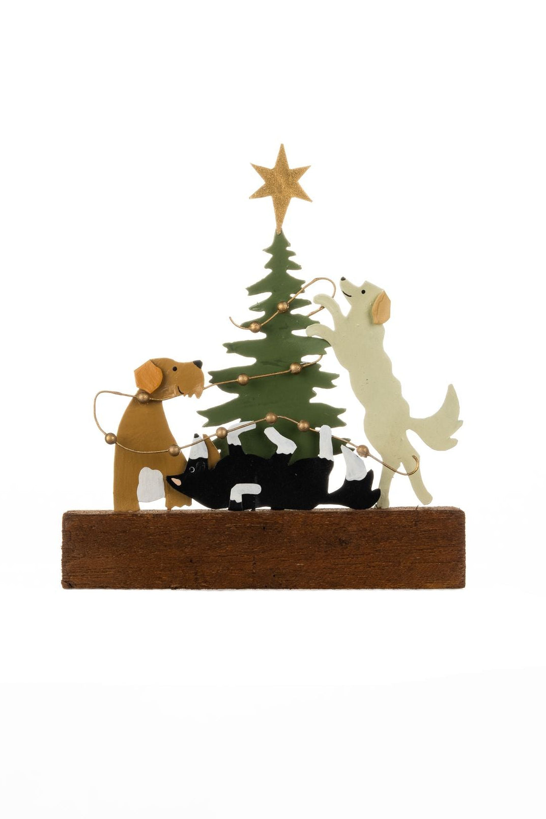 Dogs Dressing Tree Block