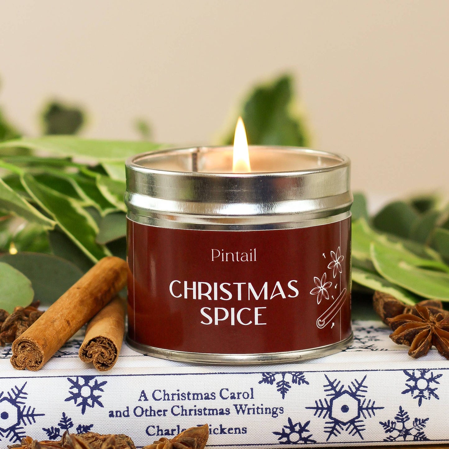 Christmas Spice Medium Tin Candle