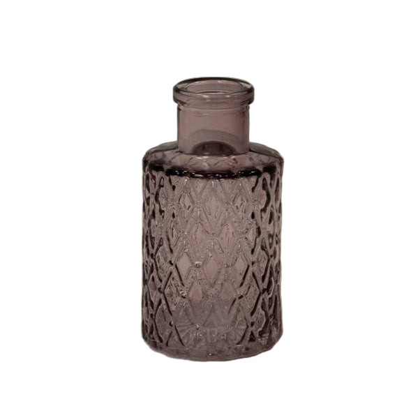 Amethyst Mini Geometric Glass Bottle
