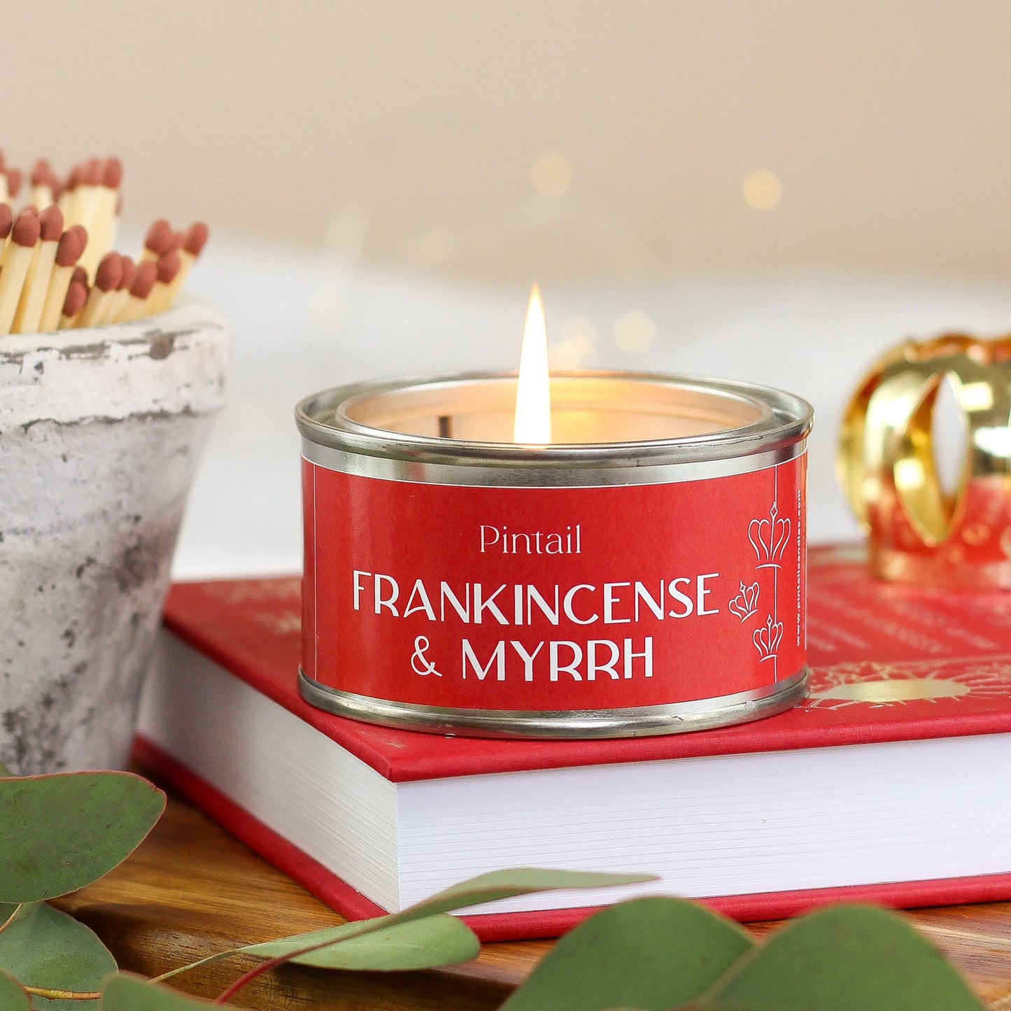 Frankincense & Myrrh Pintail Paint Pot Candle