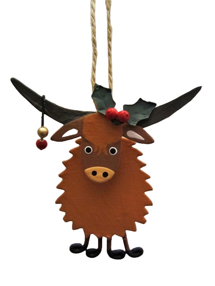 Christmas Highland Coo