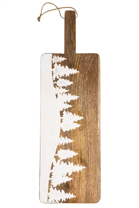 Christmas Tree Landscape Serving Board