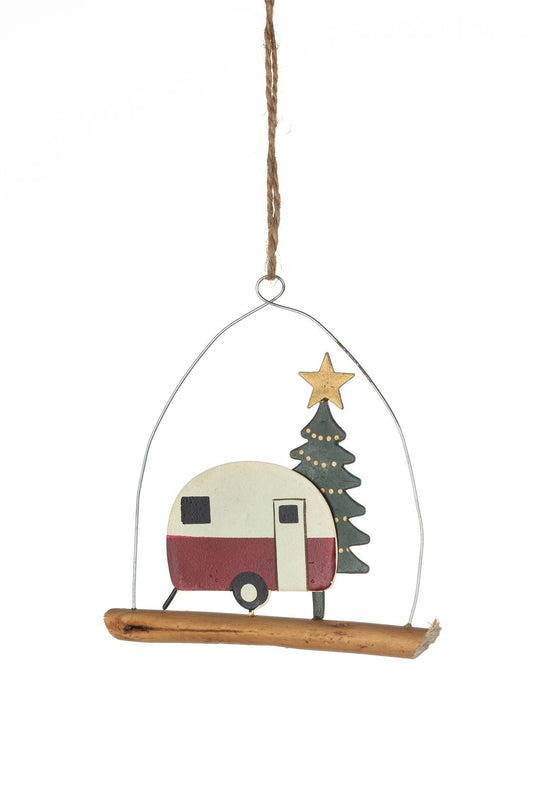 Hanging Single Red Caravan