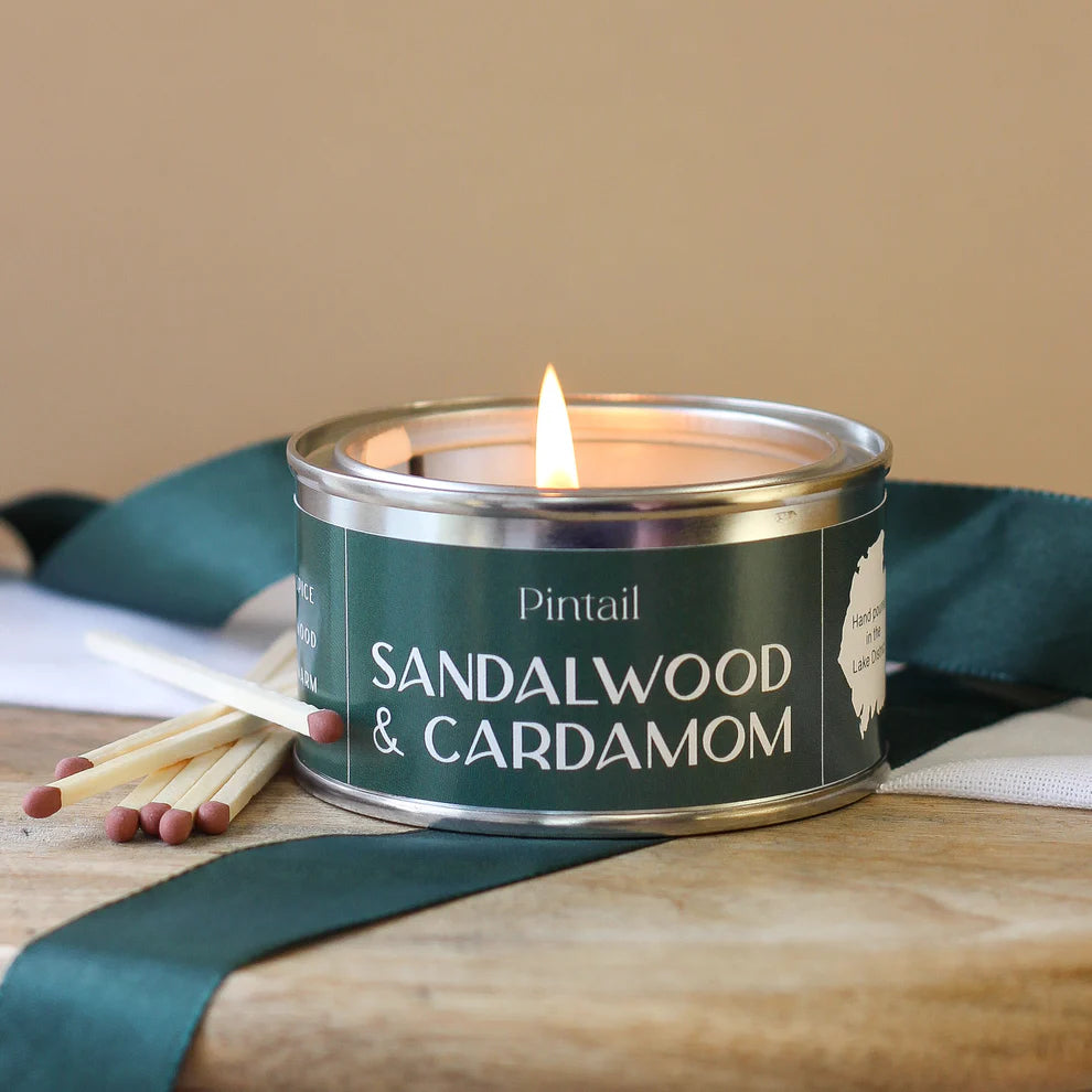 Sandalwood and Cardamom Pintail Paint Pot Candle