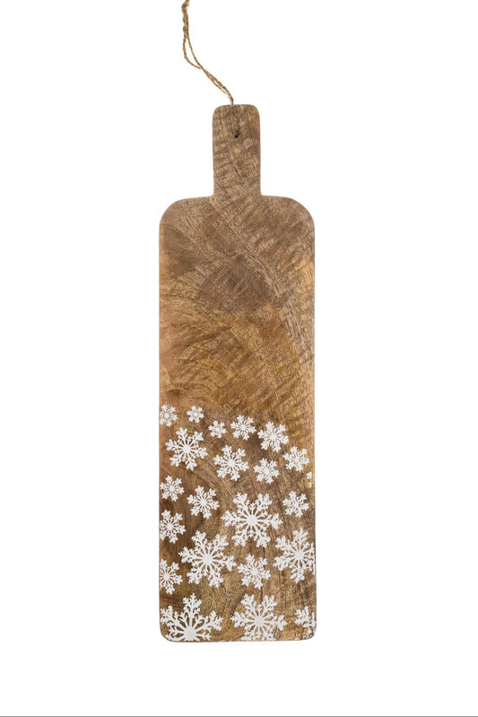 Christmas Snowflake Serving Board